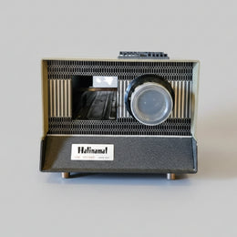 Halinamat 300 Vintage Graphic Metal Slide Projector Curio