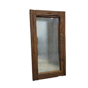 Rustic Wooden Framed Mirror