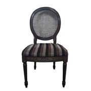 THE One Vintage Style Charm Cane Back Dining Chair