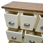 Rustic Apothecary-Style Nine-Drawer Multi-Storage Chest