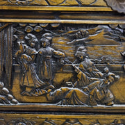 Stately Chinese Hand Carved Camphor Wood Storage Trunk