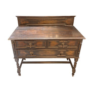 Vintage Oak Barley Twist Four-Drawer Chest