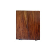 Marina Home Solid Wood Cube Accent Table