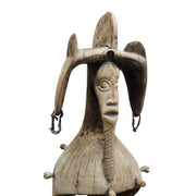 Hand Carved Tribal African Wooden Totem Statue Sculpture