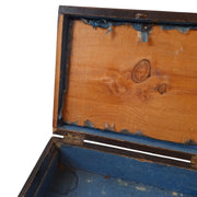 Rosewood Box with Brass Inlays