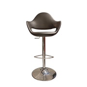 Black Scoop Bar Stool