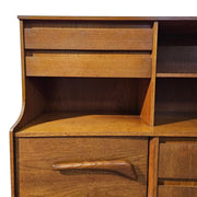 Vintage 1960s Jentique Teak Sideboard with Sculptural Handles