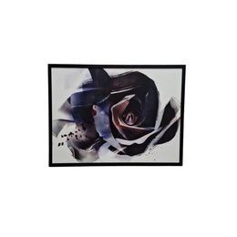 Framed Abstract Floral Art Print of a Rose
