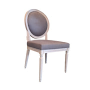 Round-backed Upholstered Dining Chairs