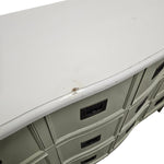 Vintage Farmhouse 12-Drawer Apothecary Bow-Front Chest