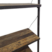 Industrial Chic 5-Tier Ladder Display Shelf