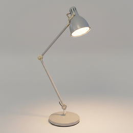 Industrial Style Adjustable Grey Metal Anglepoise Desk Lamp
