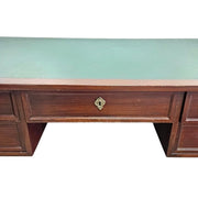 Elegant Antique-Style Mahogany Partner's Writing Desk