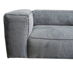 Chattels & More Contemporary Textured Fabric Plush Love 4 Seater Sofa