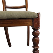 Antique 1830s Victorian Balloon Back Dining Chair