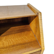 Mid-Century Modern Blonde Oak Bedside Table