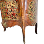 Imperial Napoleon III Style Glass Vitrine with Boulle Marquetry