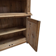 Wooden Shelf with Drawer Antique Style Lion Knob