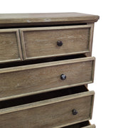 Challene Rustic Wood 5-Drawer Chest