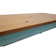 Rustic Coastal Farmhouse Entryway Bench