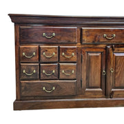 Grand Colonial Solid Wood Apothecary Sideboard