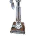 Ornate Crystal and Gold Five Light Candelabra Table Lamp