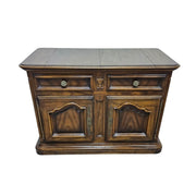 Century Furniture Antique Style Solid Wood Two Drawer Buffet Credenza