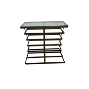 Luxury Console Table with Glass Top