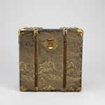 Elegant Paisley Embossed Aluminium and MDF Storage Trunk