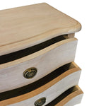 French Provincial Hand-Carved Bedside Chest