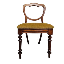 Antique Victorian Balloon Back Dining Chair