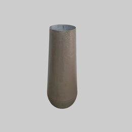Hammered Bronze Aluminium Tapered Floor Vase