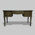 Home Center Classic Marble Top Lexington 5 Drawer Dressing Table