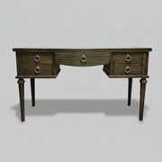 Home Center Classic Marble Top Lexington 5 Drawer Dressing Table