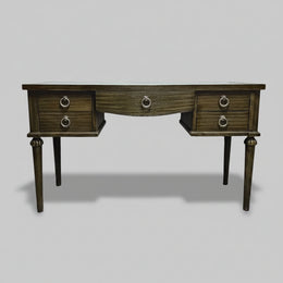 Home Center Classic Marble Top Lexington 5 Drawer Dressing Table