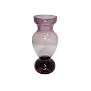 Bespoke Amethyst Pink Hand Blown Glass Baluster Vase