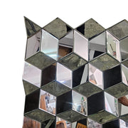 Ziggy Geometric Bevelled Mosaic Glass Wall Mirror