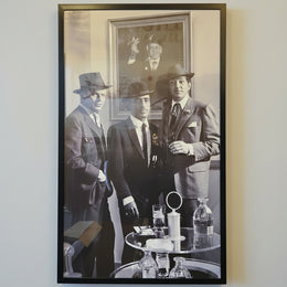 Monochrome The Rat Pack Iconic Framed Photography Art Print