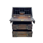 20th Century Oak Bureau with Geometric Moulding