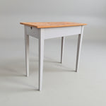 Two-Tone Minimalist Work Desk with Storage Drawer