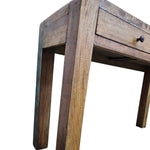 Lucky Furniture Rustic Reclaimed Wood Two-Drawer Console Table