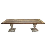 Grand Rustic 10-Seater Reclaimed Wood Dining Table