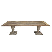 Grand Rustic 10-Seater Reclaimed Wood Dining Table