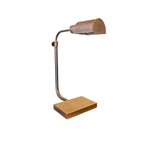 Industrial Brass Finished Adjustable Banker Desk Lamp