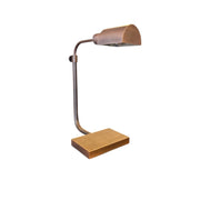 Industrial Brass Finished Adjustable Banker Desk Lamp