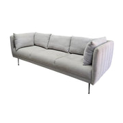 LG Living Supra Modern 3-Seater Fabric Sofa