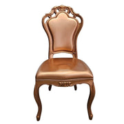 Baroque Rose Gold Opulence Dining and Accent Chair