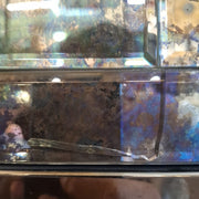 THE One Retro Glam Distressed Mirrored Glass Drinks Cabinet