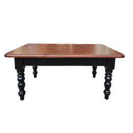 Rustic Charm Two-Tone Coffee Table