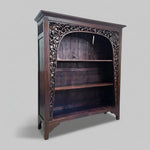 The Grand Mehrab Antique-Inspired Hand-Carved Teak Bookshelf